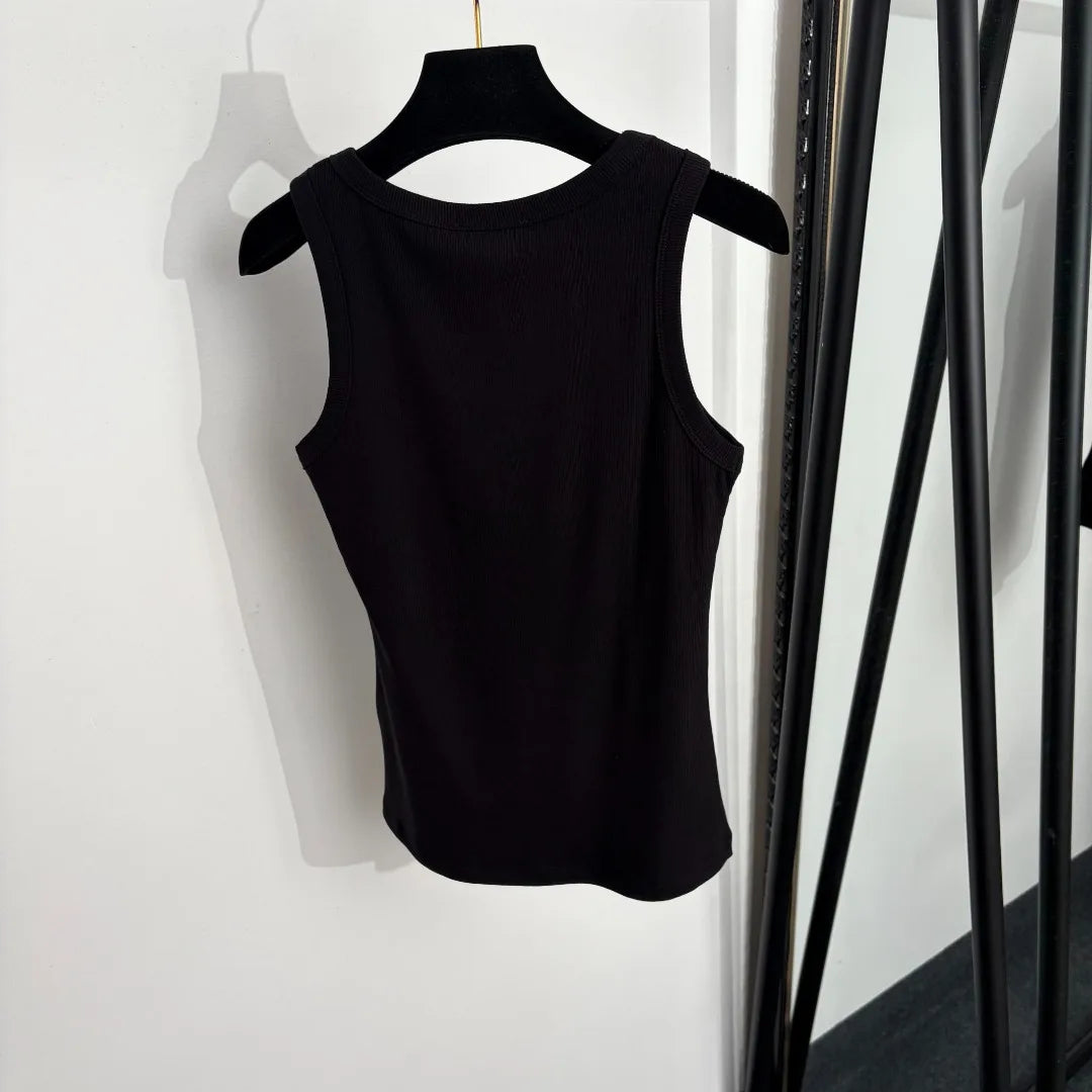 36C-2026 Women's New Arrival  Pure Cotton Slim Fit Tank Top   Ideal for Work Commuting   High Quality  Great Price