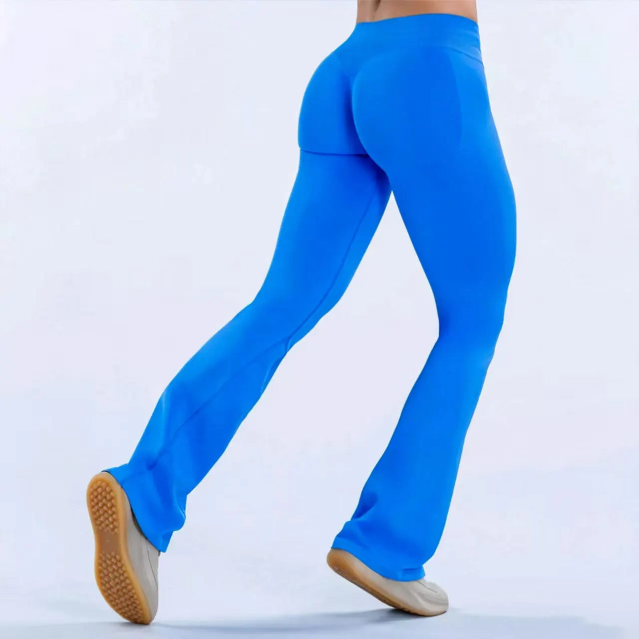 NCLAGEN Flares Gym Clothes Woman Seamless Pilates Yoga Leggings Scrunch Booty Peach Hip Lifting Fitness Workout Sports Pants