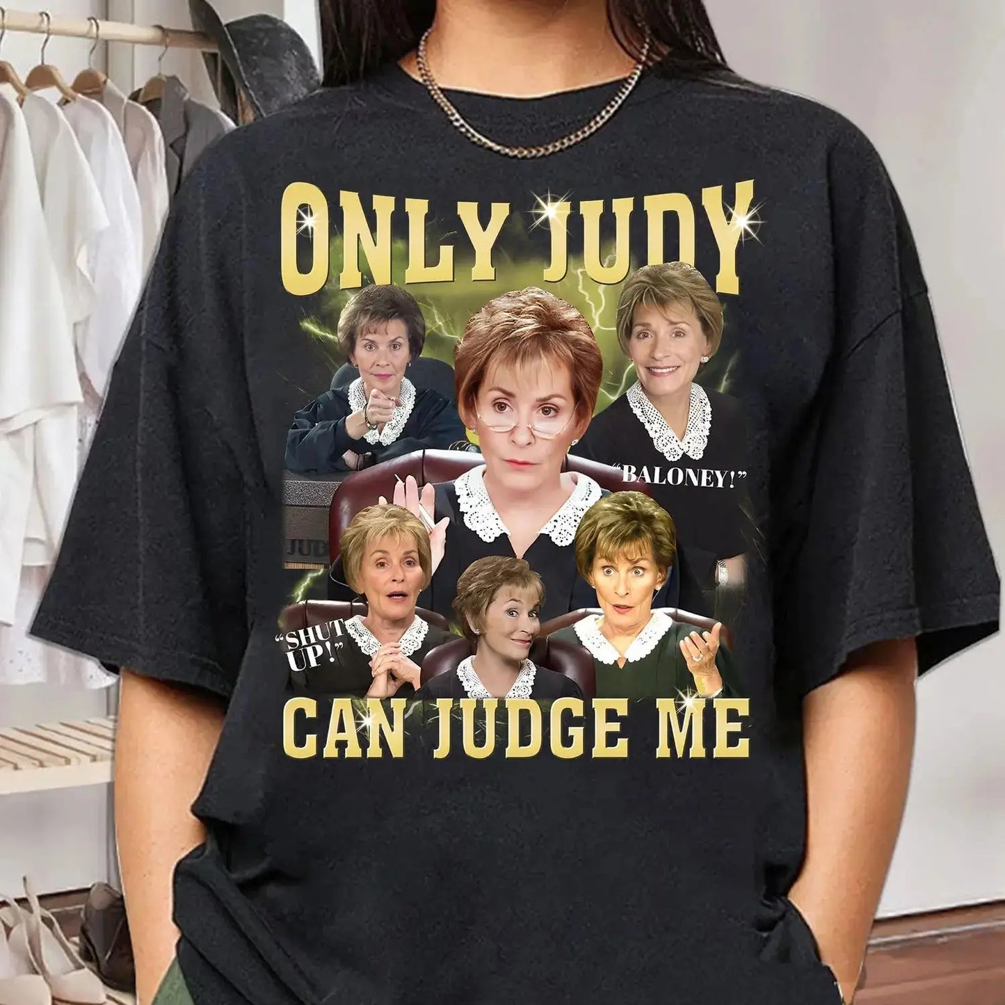 Cotton Short Sleeve T-Shirt Only Judy Can Judge Me Tshirt, Hoodie and Sweatshirt for autumn and winter, Courtroom, Celebrity, Funny Birthday Gift, Unisex T-Shirt, Gifts For Friend, Short Sleeve Tee Shirt, Womenswear Comfort F