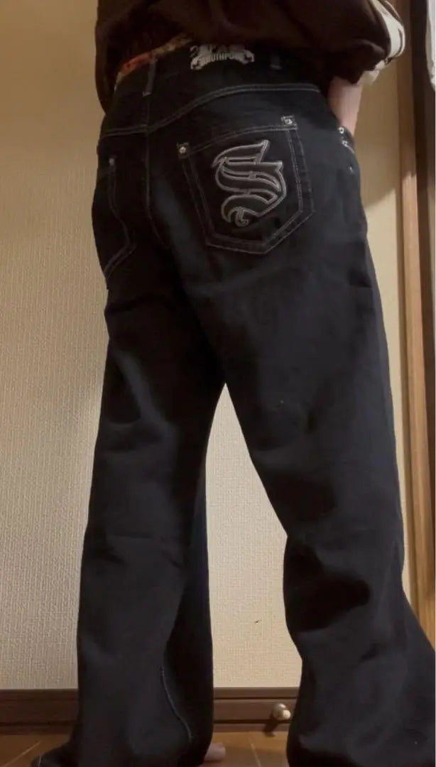 Woman Jeans Cargo Pants Women Clothing Y2k Baggy Harajuku Retro Hip Hop Embroidery Trousers Streetwear Ladies for Women